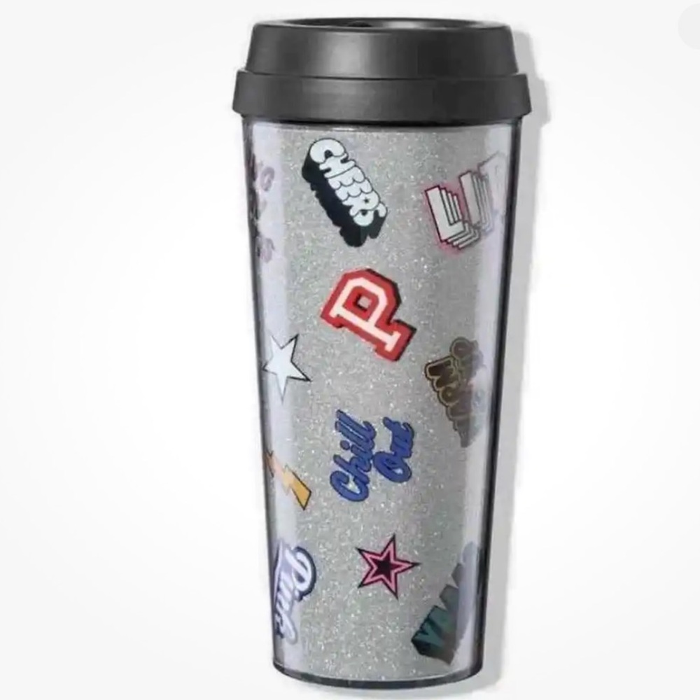 NEW PINK Collegiate Graphics Coffe-to-go Travel Mug